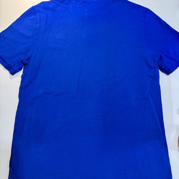 G-Star Raw Dunda Polo Shirt - Boys/Youth Size Small, Solid Blue, Pre-owned - Picture 3 of 11